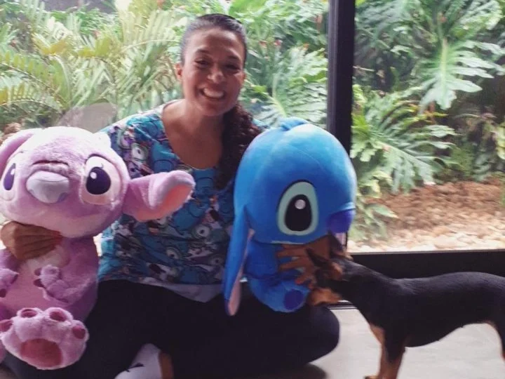 Babá Conectada com ursos de pelúcias